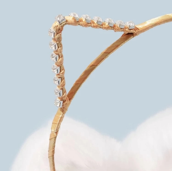 Ear Warmers# Cute Cat Ear 😺Rhinestones Ear Muffs - Picture 3 of 9